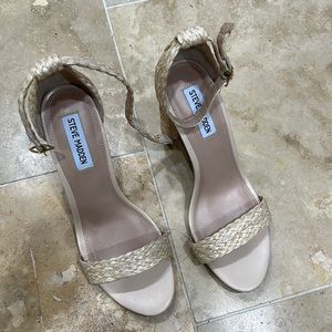 Steve Madden Raffia Sandals (size 10 but runs small)